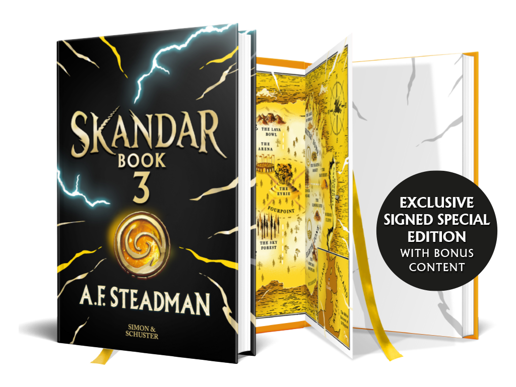 Skandar Book 3 PREORDER SIGNED INDIE EDITION A.F. Steadman